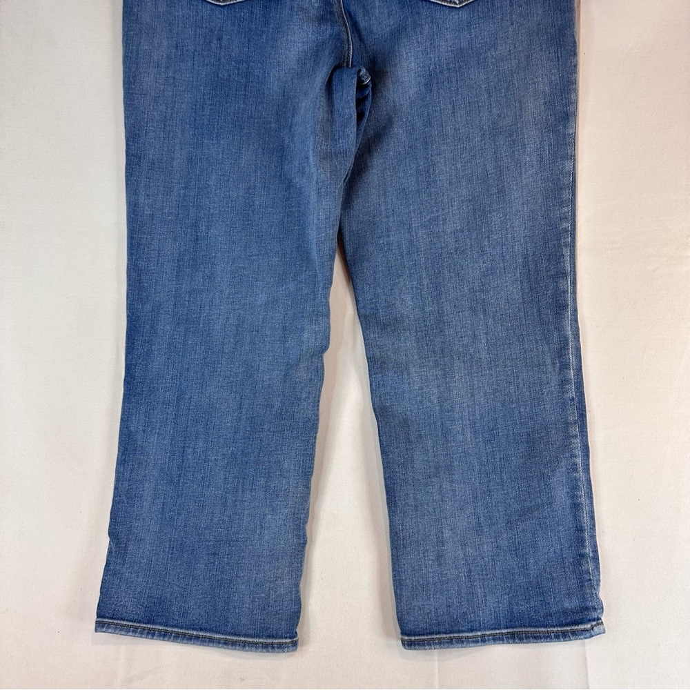 CHICO’S Women’s Size 2 US 12 Denim Jeans High Rise Straight Crop Style Stretch - Picture 9 of 15